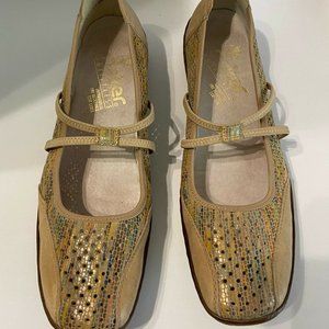 Rieker Anti-Stress Mary Jane Laser Hole Womens Shoes Size 41